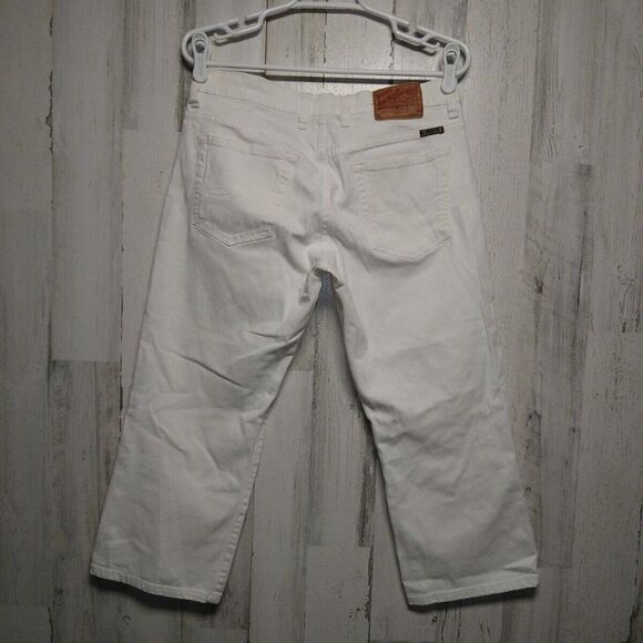 Lucky Brand Classic Fit Crop White Size 4/27 - Picture 2 of 12